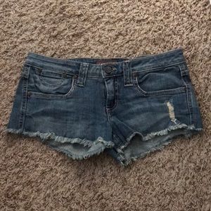 Frankie B Cut Off Shorts with bow pocket details